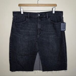 NWT Joe's Jeans | High Rise Nerine Black Wash Denim Skirt Size 34